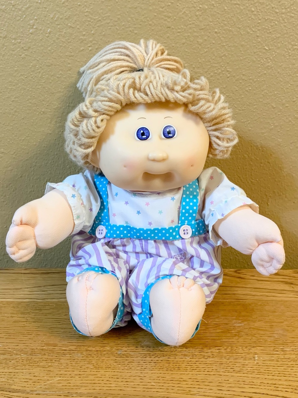 Vintage Cabbage Patch Kids Toddler Doll HM9 Girl In Star Romper